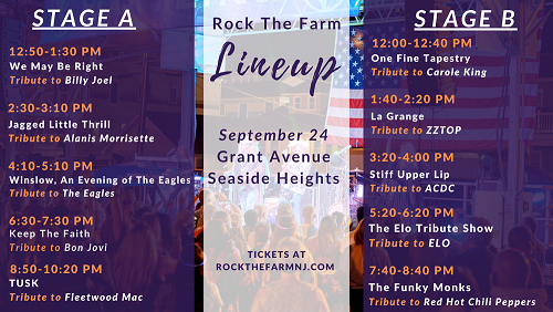 Rock The Farm Lineup