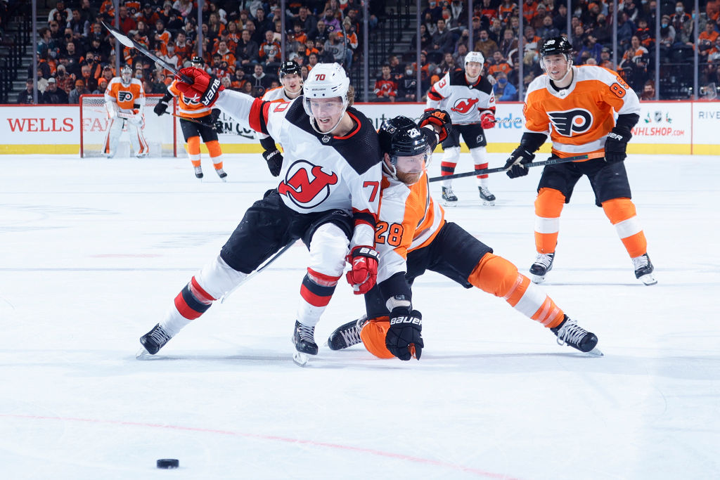 New Jersey Devils v Philadelphia Flyers