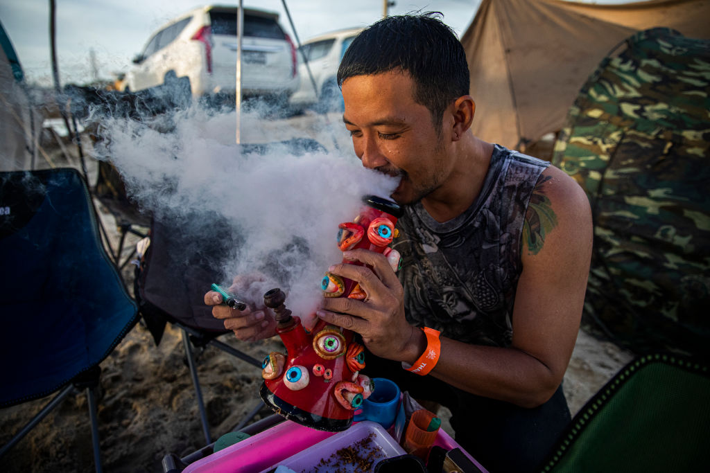 People Celebrate Thailand's Marijuana Legalisation