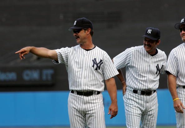 Playoffs. New York Yankees Don Mattingly in action after hitting home  News Photo - Getty Images