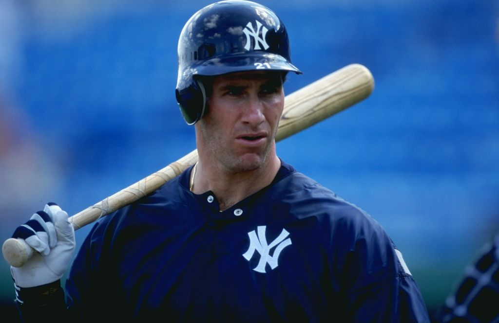 Paul O''Neill of the New York Yankees stands ready at bat during the