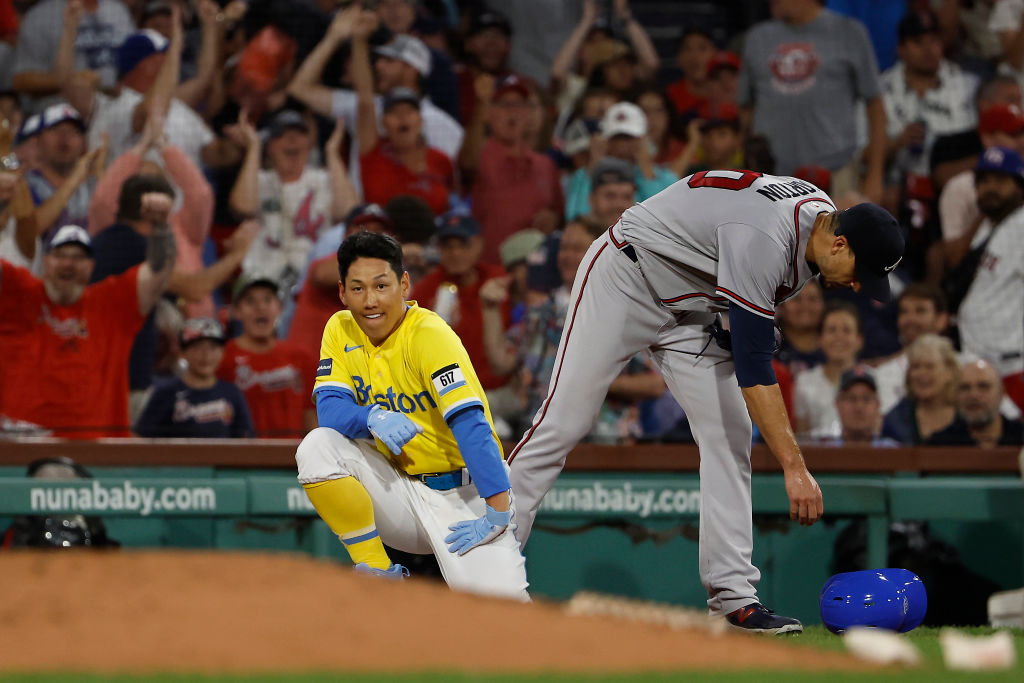 Masataka Yoshida #7 Atlanta Braves at Boston Red Sox July 25, 2023