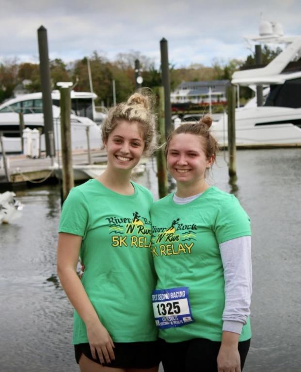 Relay runners having fun in Brick, New Jersey.