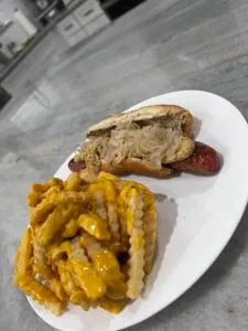WINDMILL HOT DOG & CHEESE FRIES
