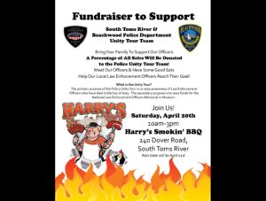 Great Food And Fun Event Coming To South Toms River To Support Local Police Unity Team