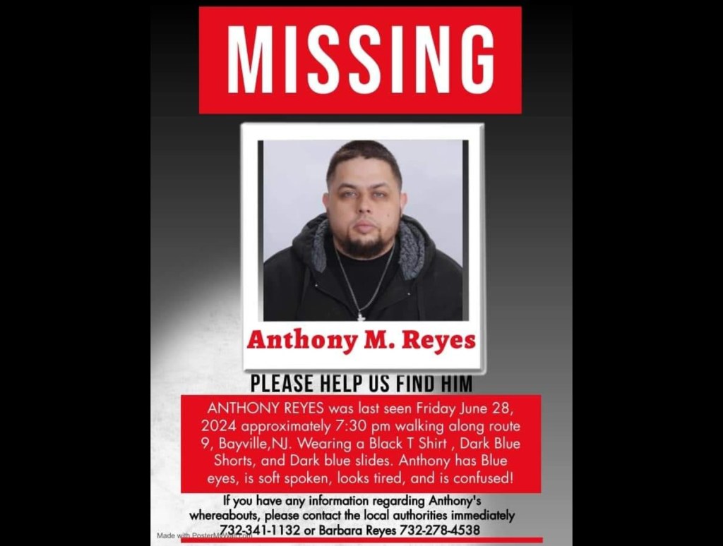 A Bayville, New Jersey family needs the public’s help in finding Anthony Michael Reyes.