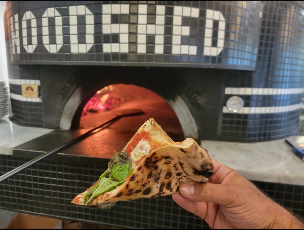 
There’s a new pizza place selling mouthwatering pizza on Bridge Ave in Point Pleasant. Woodshed Pizza oven imported from Naples