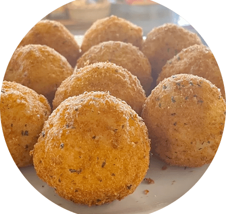 Deep Fried Rice Balls