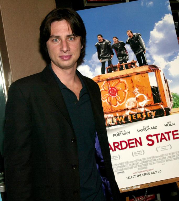 Zach Braff At The Premiere of the movie Garden State