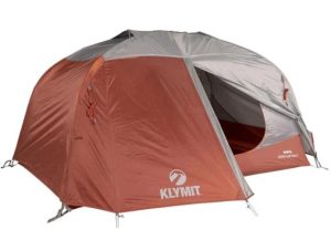 brown and white 2 person camping tent