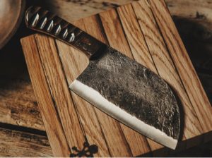 Carbon Steel Chef Cleaver